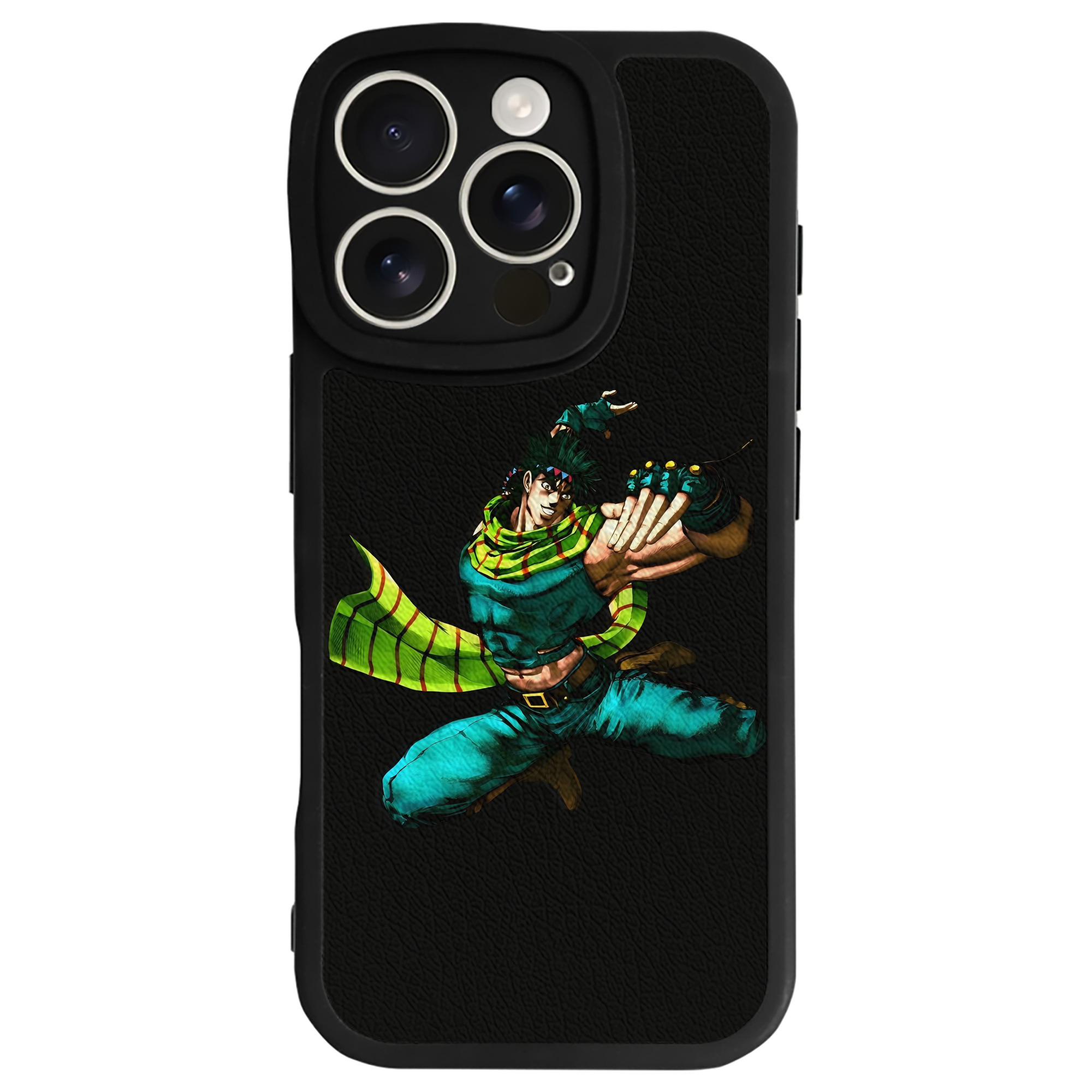 （画像用） ジョジョの奇妙な冒険 ジョセフ?ジョースター JoJo's Bizarre Adventure Joseph Joestar 【iPhone 16シリーズ対応】シリコンスマホケース（レザー調） 材質：シリコン